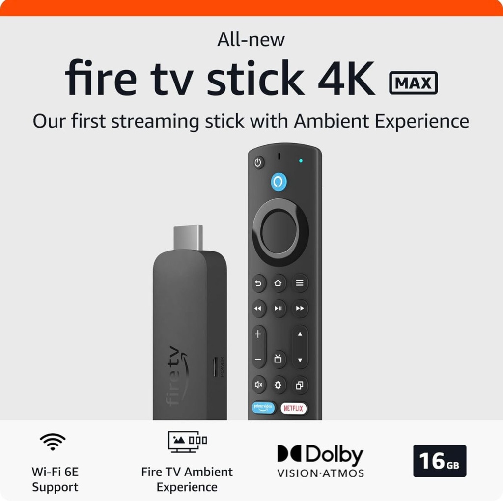 t08 - Fire Tv Stick 4k MAX WIFI 6E