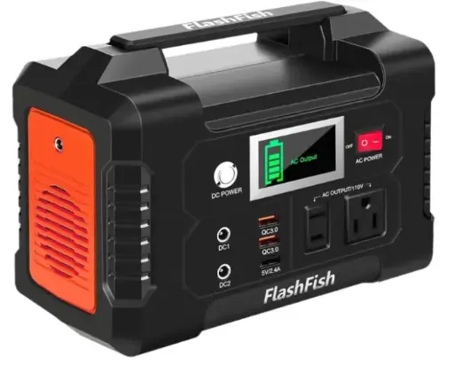 e2 - FlashFish - Estación de energía portátil de 200 W